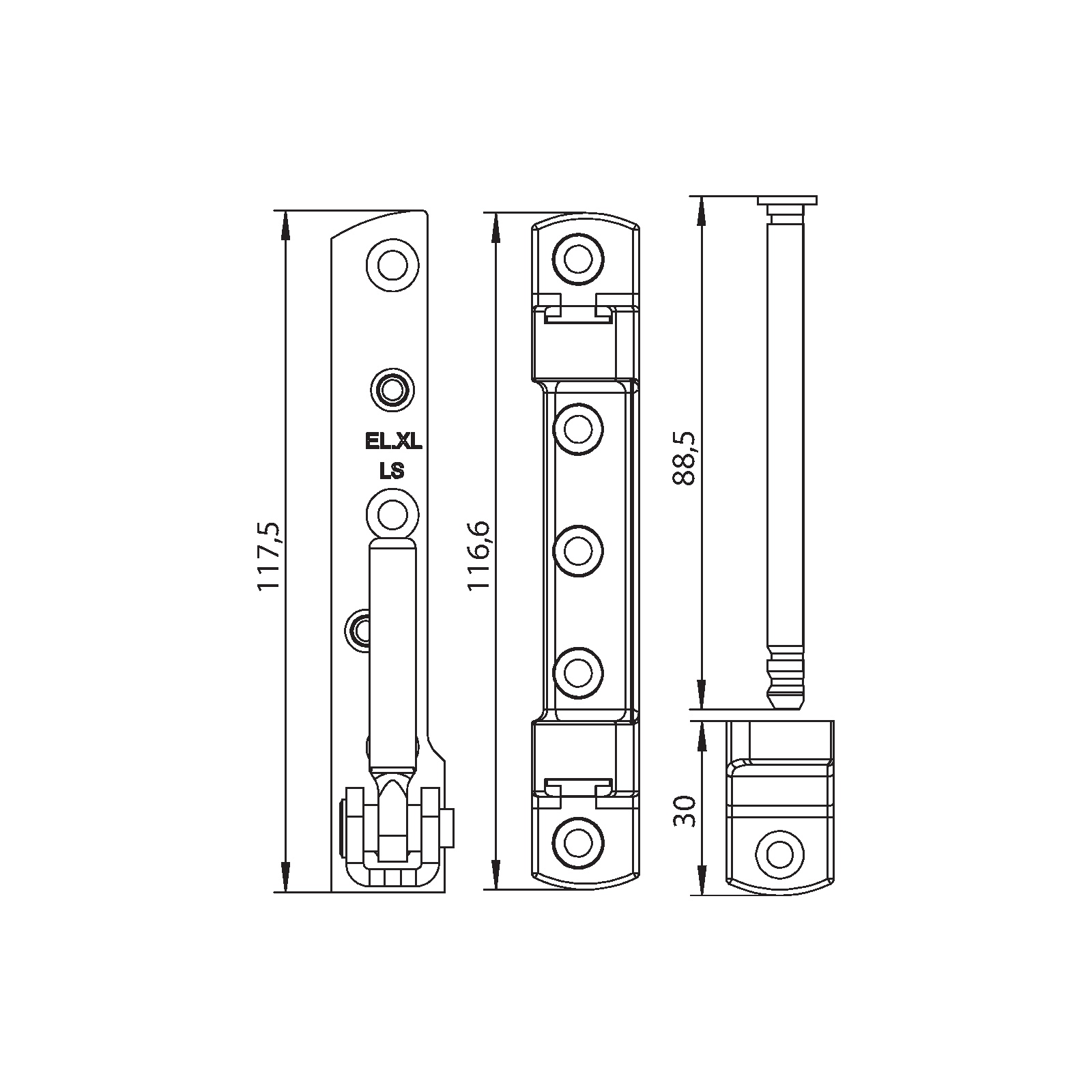 Winkhaus Garnitur RXL.BS.LS.F9