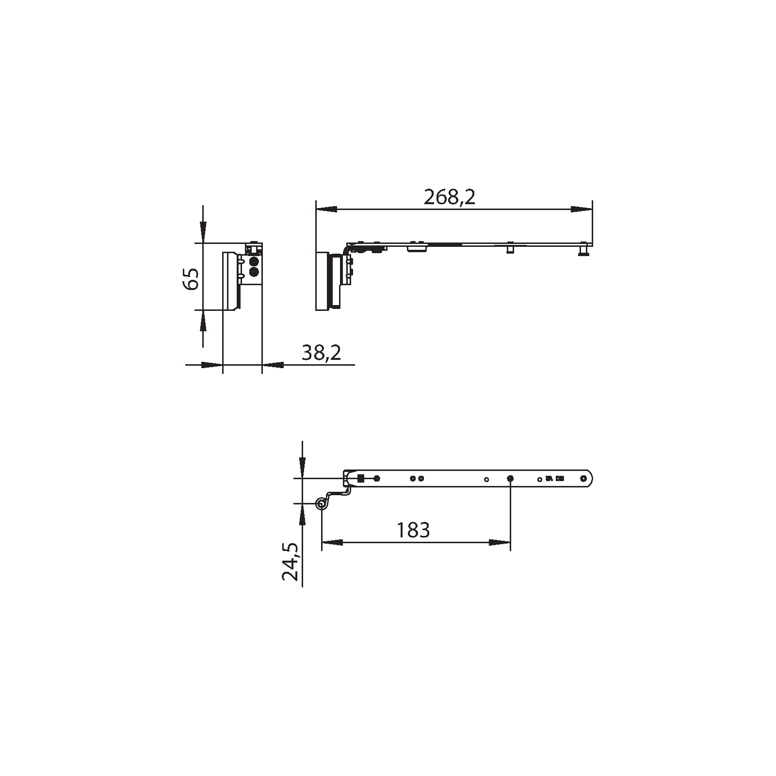 Winkhaus Schere SCO1.22-13.LS.WS