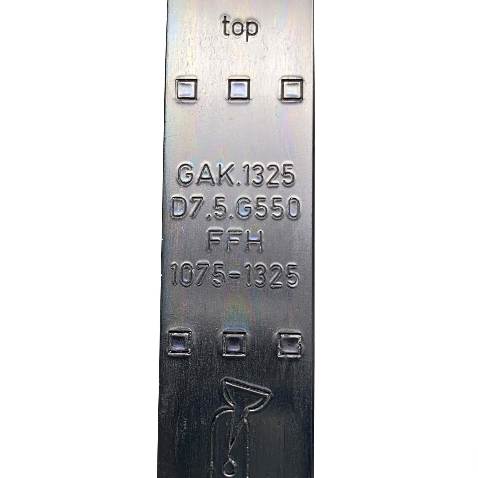 Winkhaus Getriebeschiene GAK.1325-2, DM 7,5 mm, FFH 1075-1325 mm