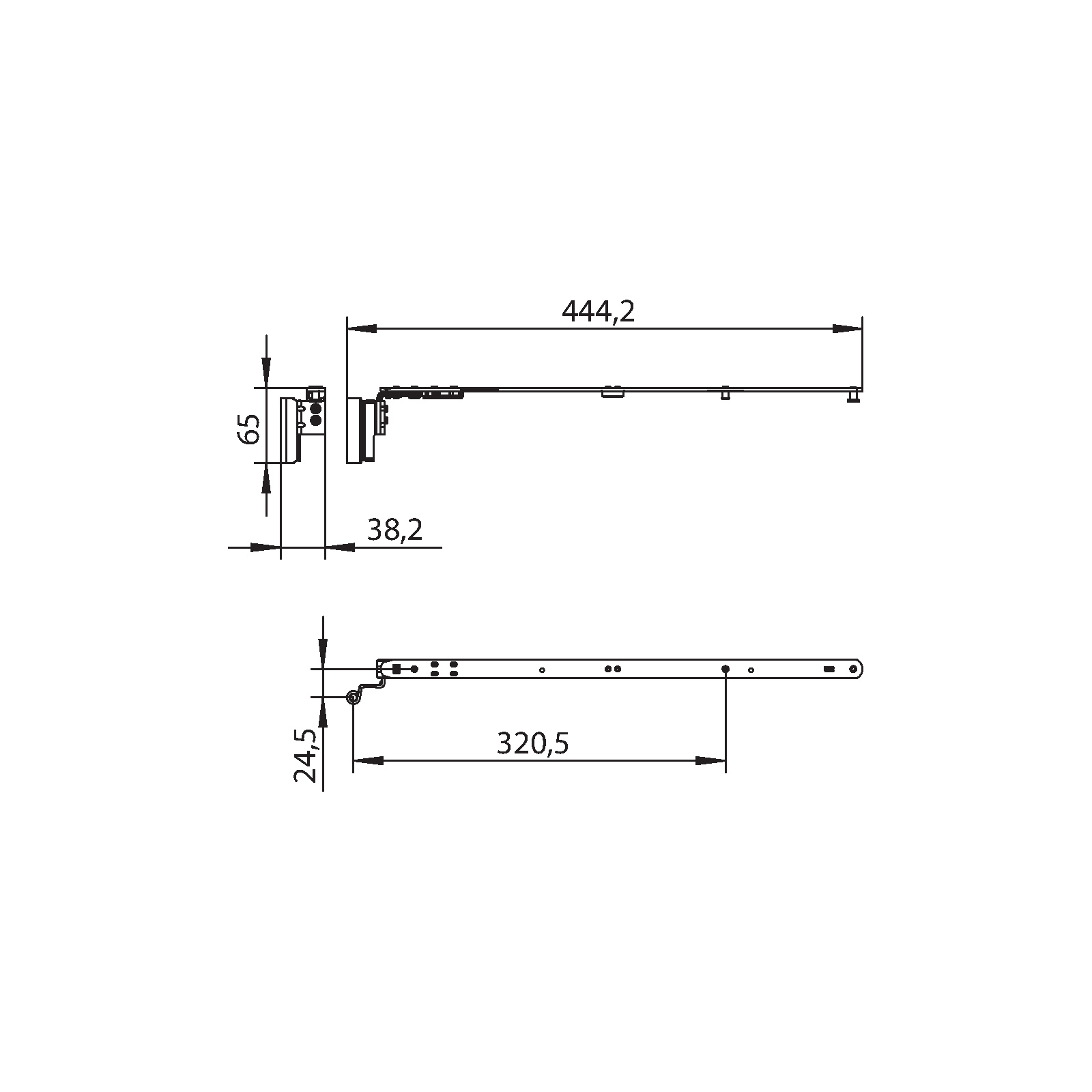 Winkhaus Schere SCO2.21-13.LS.BR
