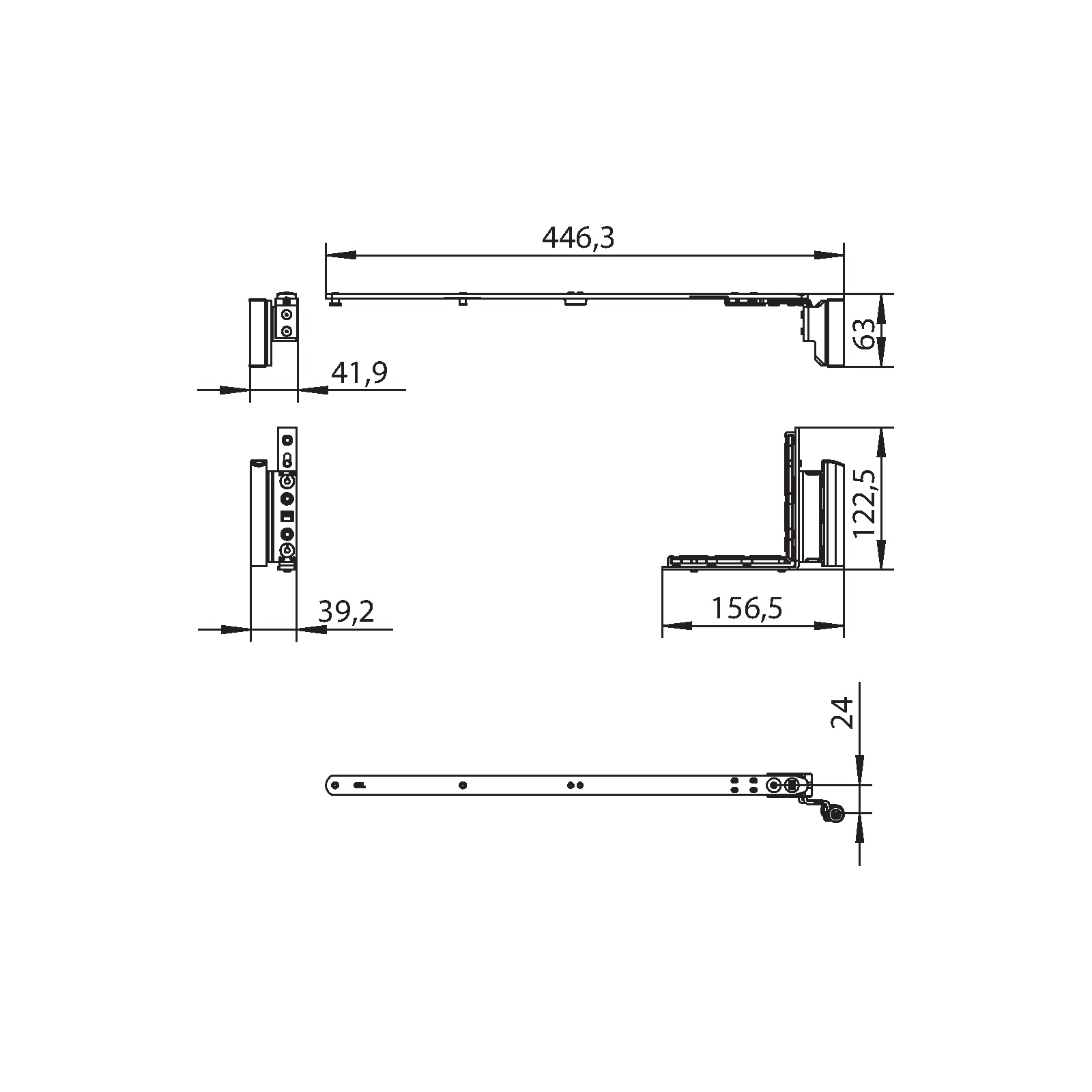 Winkhaus Garnitur FXL.20-13.RS.F9