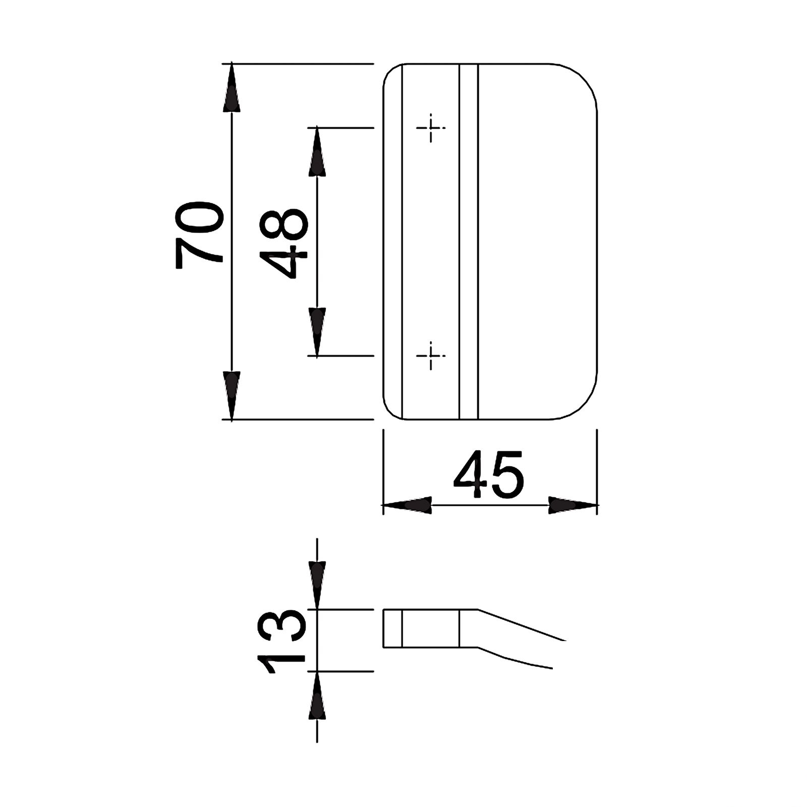 Hoppe Balkontürgriff K435 in Weiß