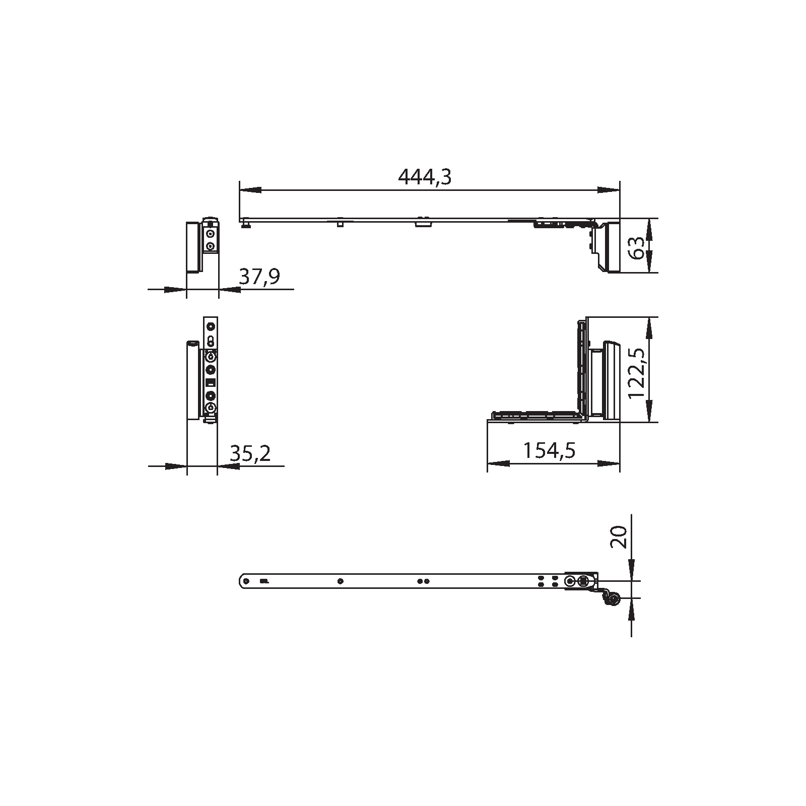 Winkhaus Garnitur FXL.18-9.RS.F9